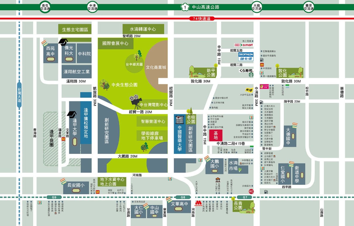 水湳經貿智慧城地圖