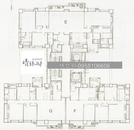龍寶晴臻邸格局圖