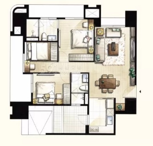 坤聯發 西屯匯格局圖